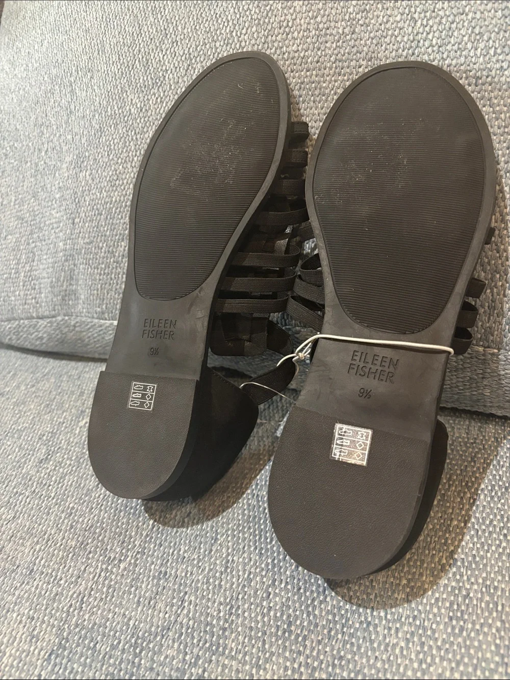 NWT Eileen Fisher leather rato sandals! 9.5